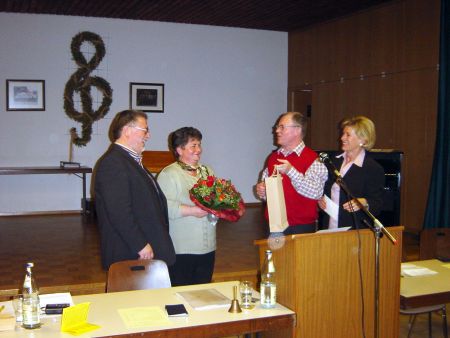 Ehrung 25 Jahre 1. Vorsitzende