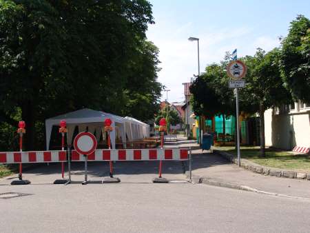 Festplatz vor dem Beginn