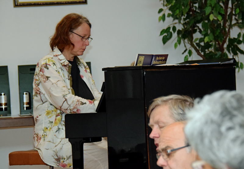 Gemeinsammes Singen mit Petra Jänsch